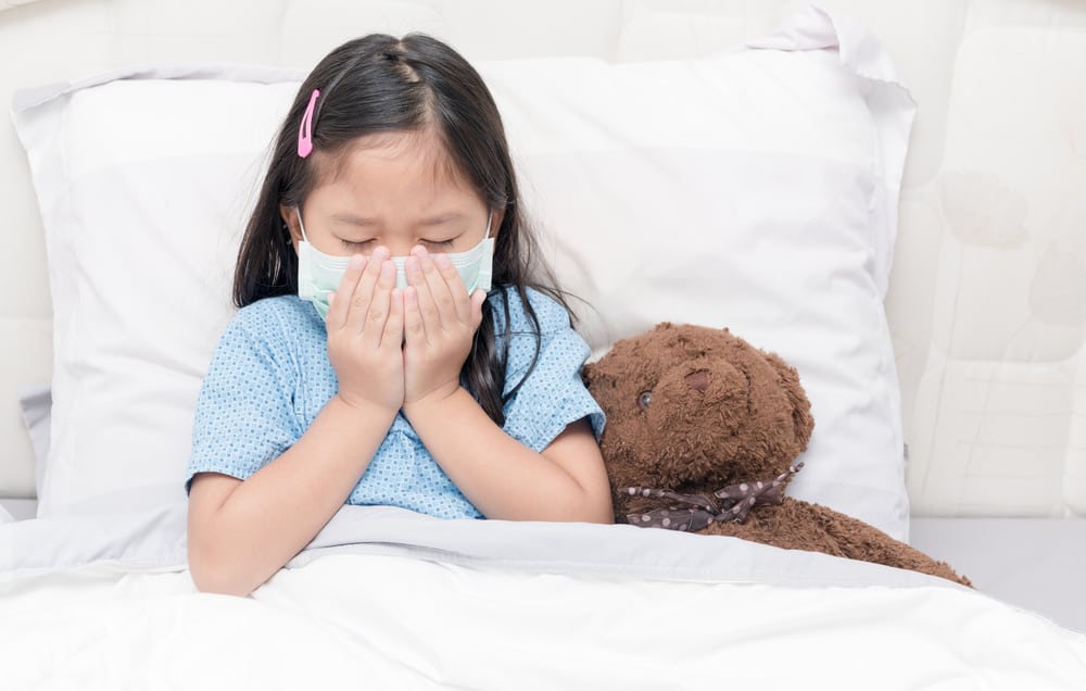 Bronkopneumonia pada kanak-kanak, kehadiran keradangan di saluran udara